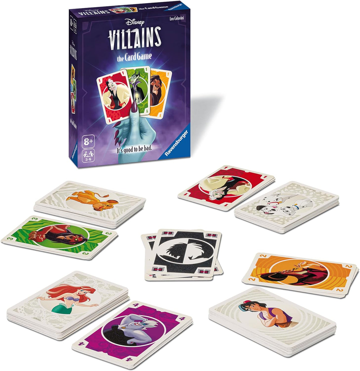 Disney Villains Card Game Monkey Fish Toys
