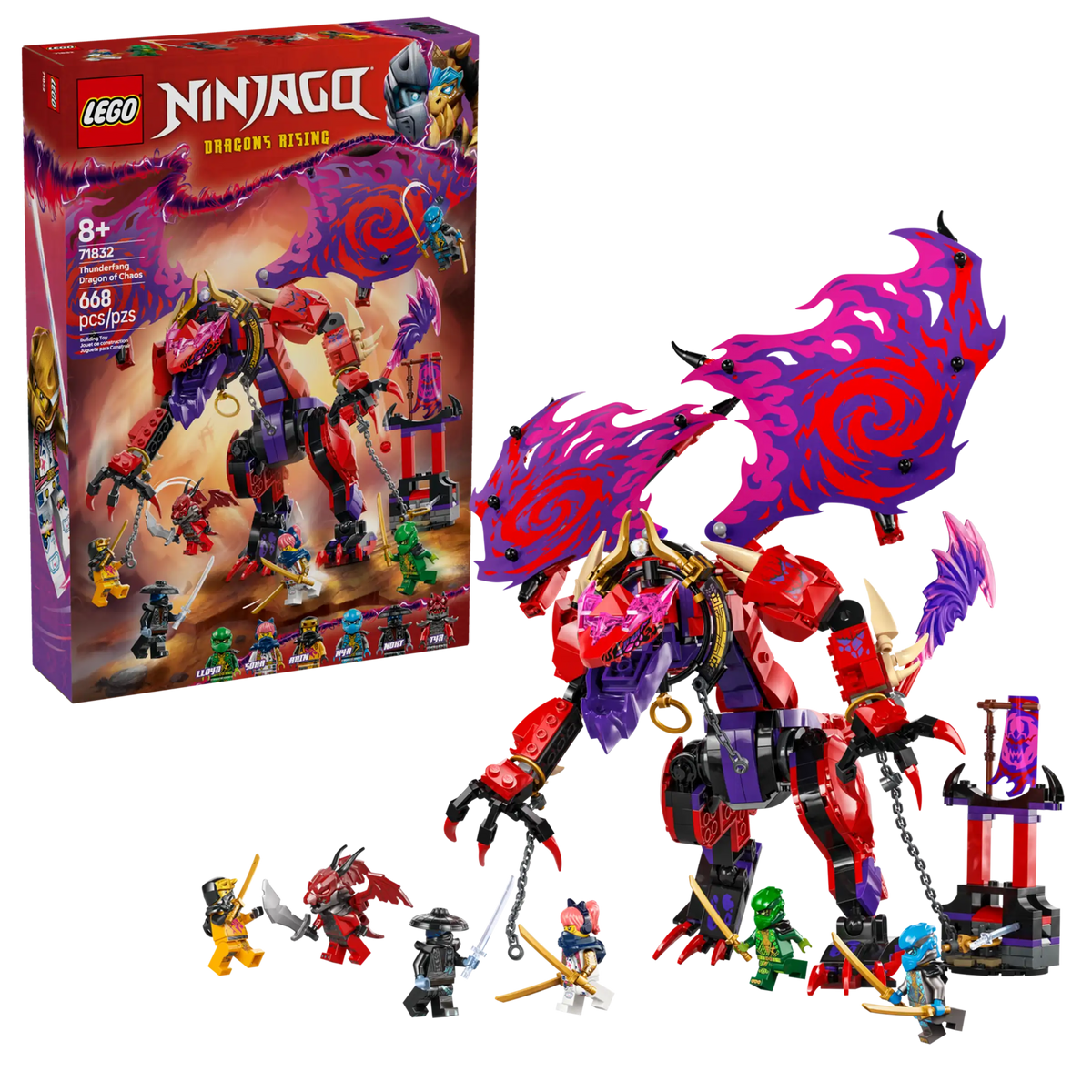 LEGO® NINJAGO® Dragon of Focus 71836 – Monkey Fish Toys