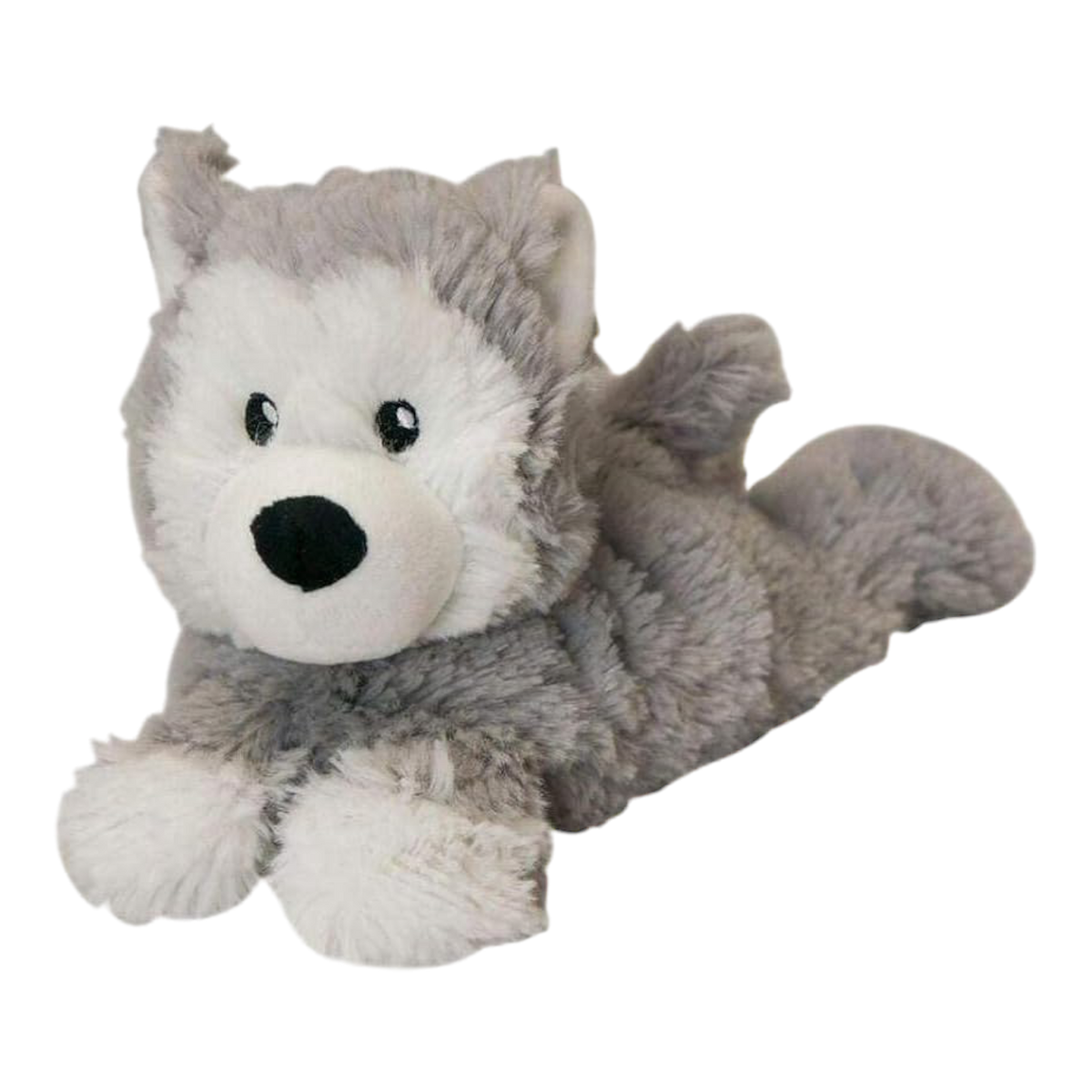 Little Handfuls Plush Husky Dog Grey