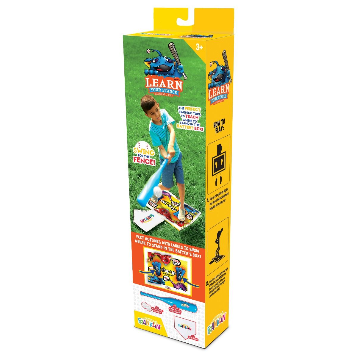 Learn Your Stance Baseball Kit Monkey Fish Toys