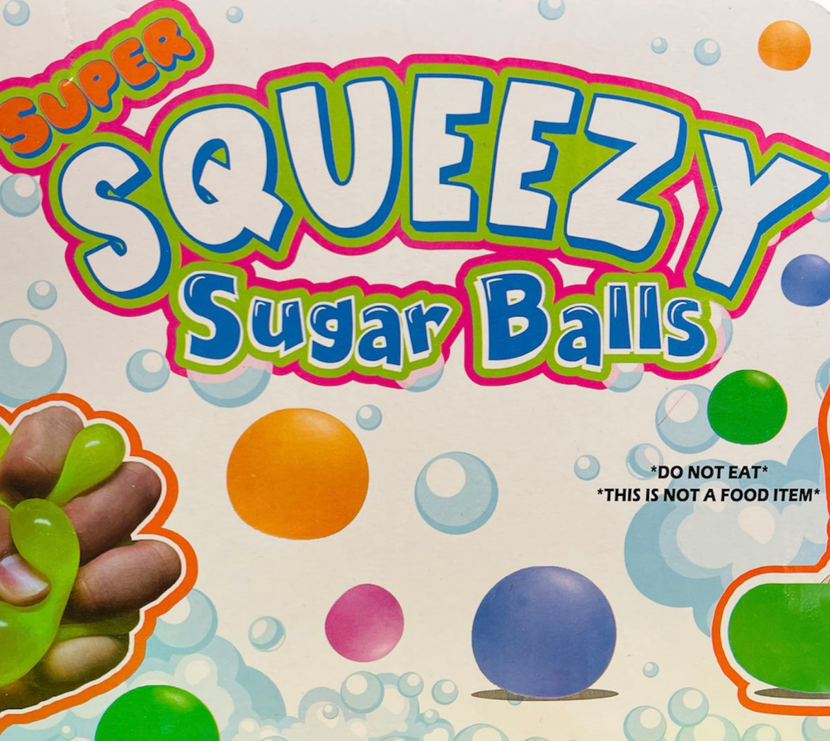 Squeezy Sugar Balls (Single) Monkey Fish Toys