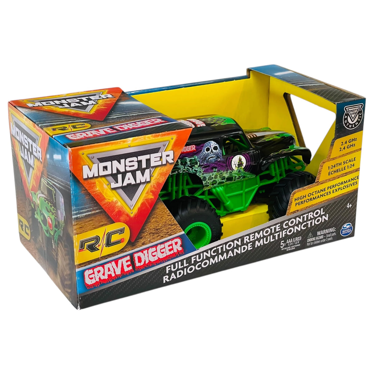 Monster Jam Remote Control Truck - Grave Digger – Monkey Fish Toys