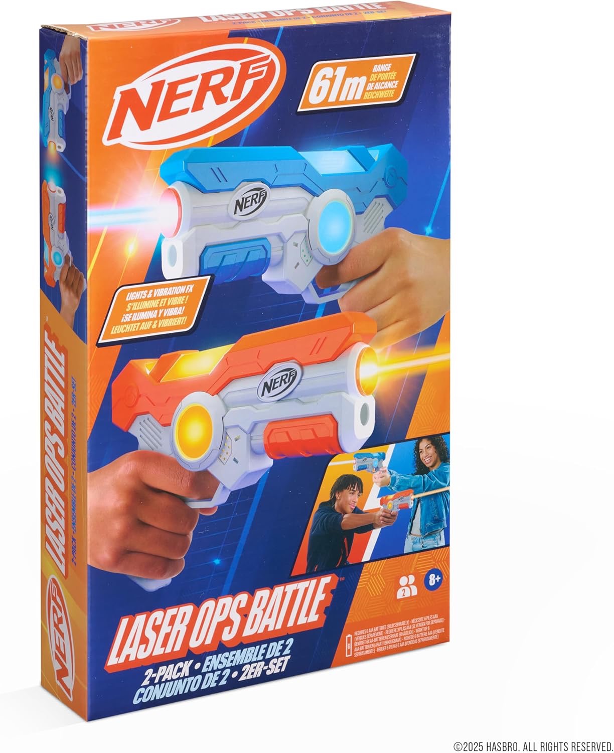 NERF Laser Ops Battle 2-Pack – Monkey Fish Toys