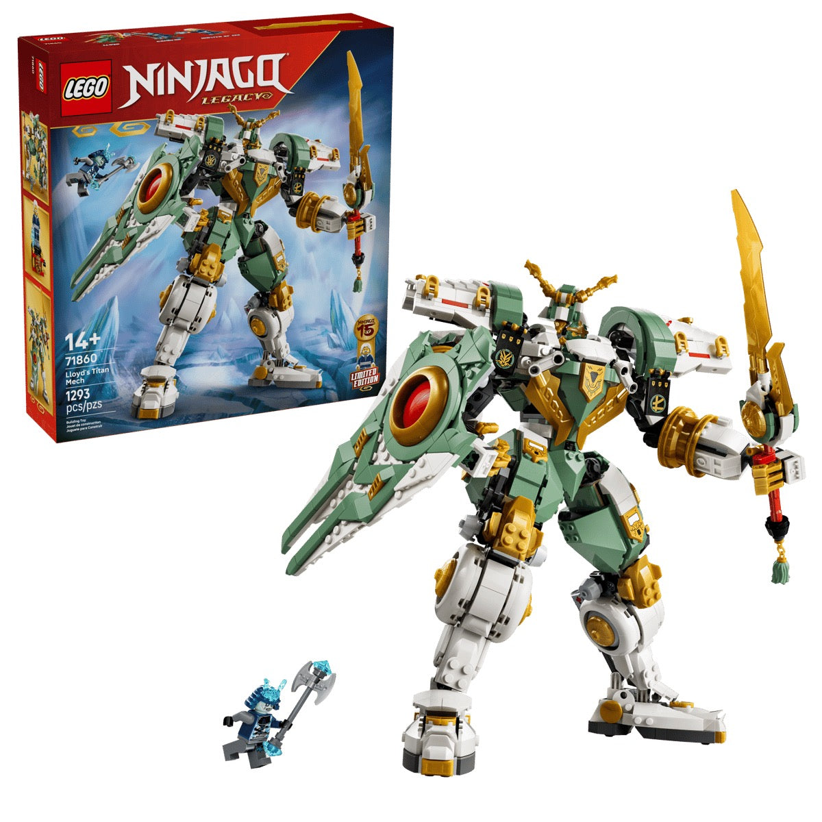 LEGO® NINJAGO® Lloyd's Titan Mech 15th Anniversary 71860 – Monkey
