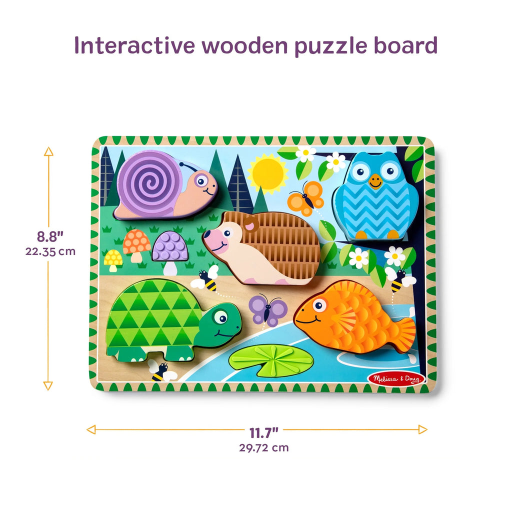 Melissa & Doug 51701 Forest Friends Touch and Feel Puzzle – Monkey