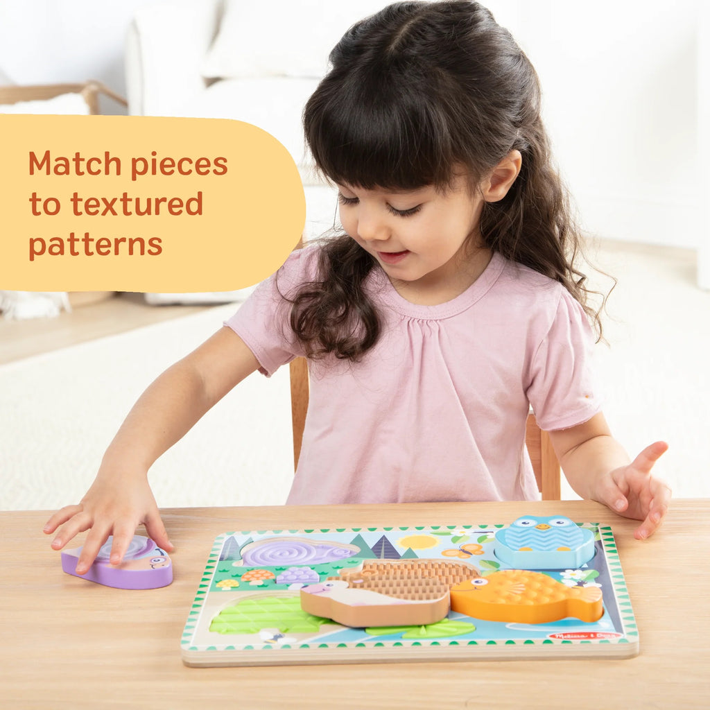 Melissa & Doug 51701 Forest Friends Touch and Feel Puzzle – Monkey