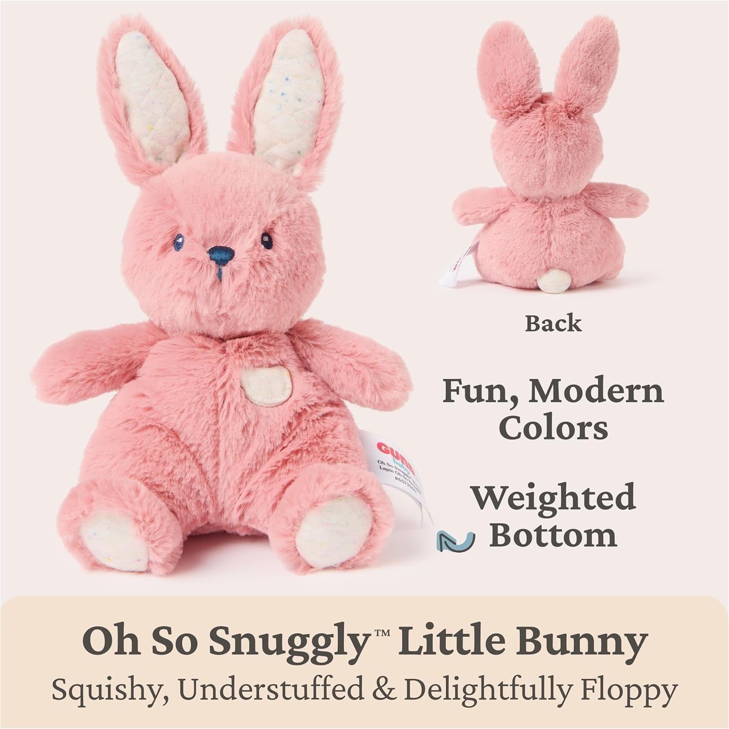 GUND Oh So Snuggly Littles Bunny, 7