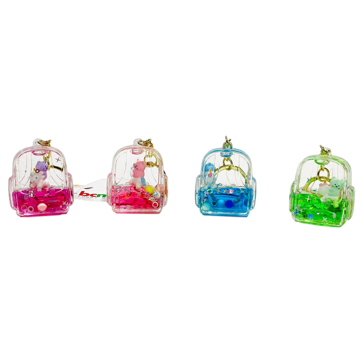 Floaty Keychain - Bear Unicorn Backpack (Single Keychain) – Monkey Fish ...
