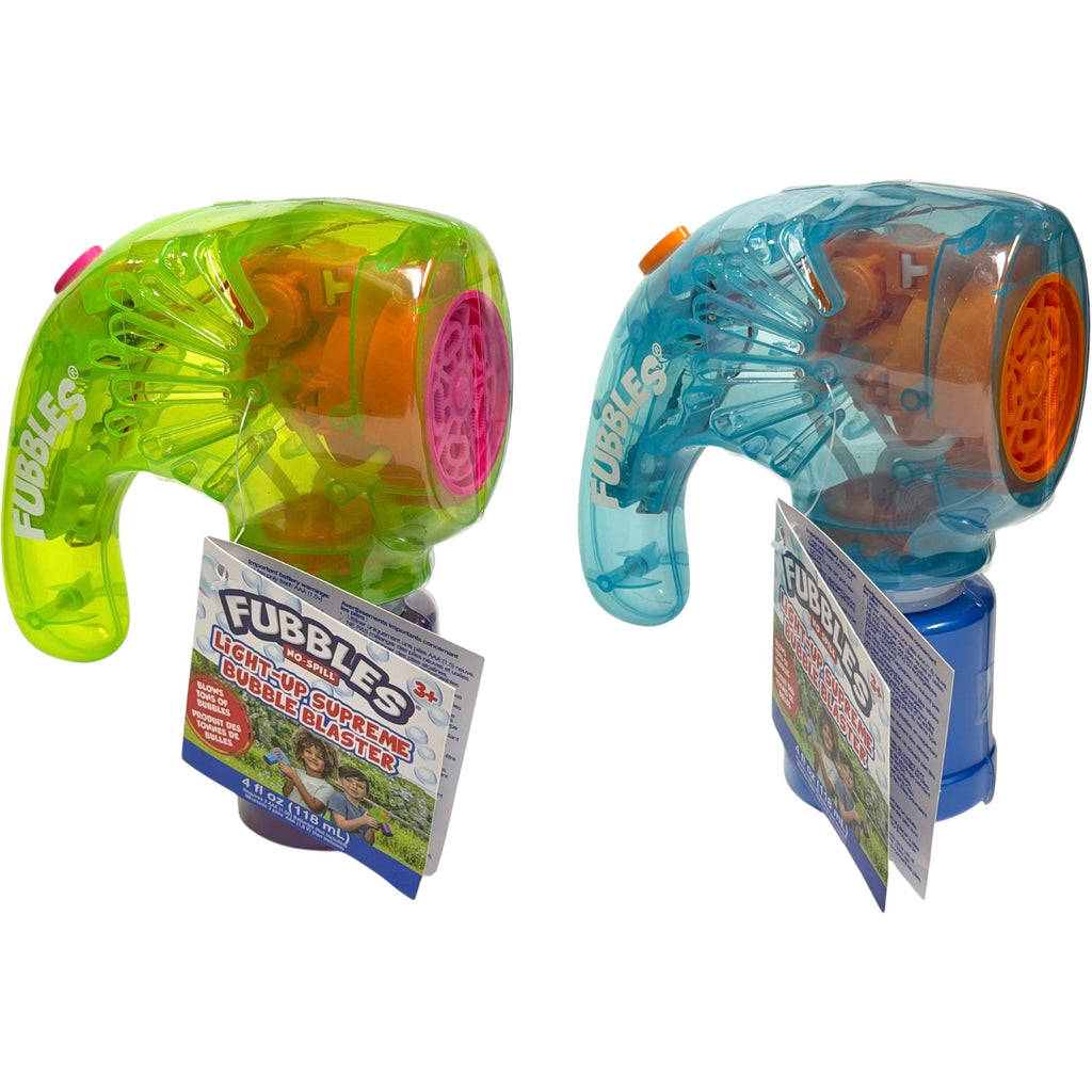 Fubbles® Light Up Supreme Bubble Blaster (Single Blaster) – Monkey Fish ...