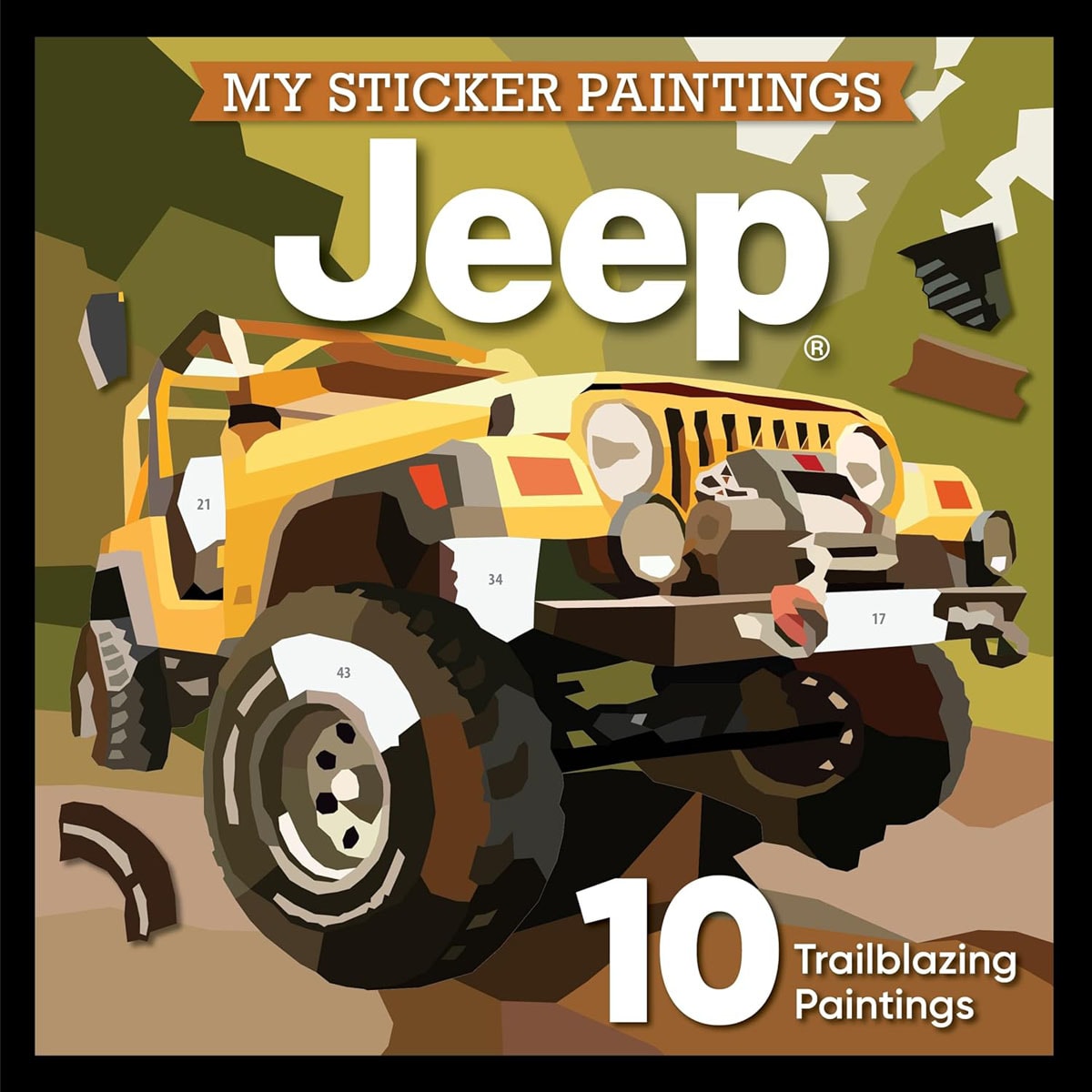 Jeep Sticker Painting Book – Monkey Fish Toys