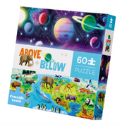 60 Piece Above and Below Puzzle - Earth and Space