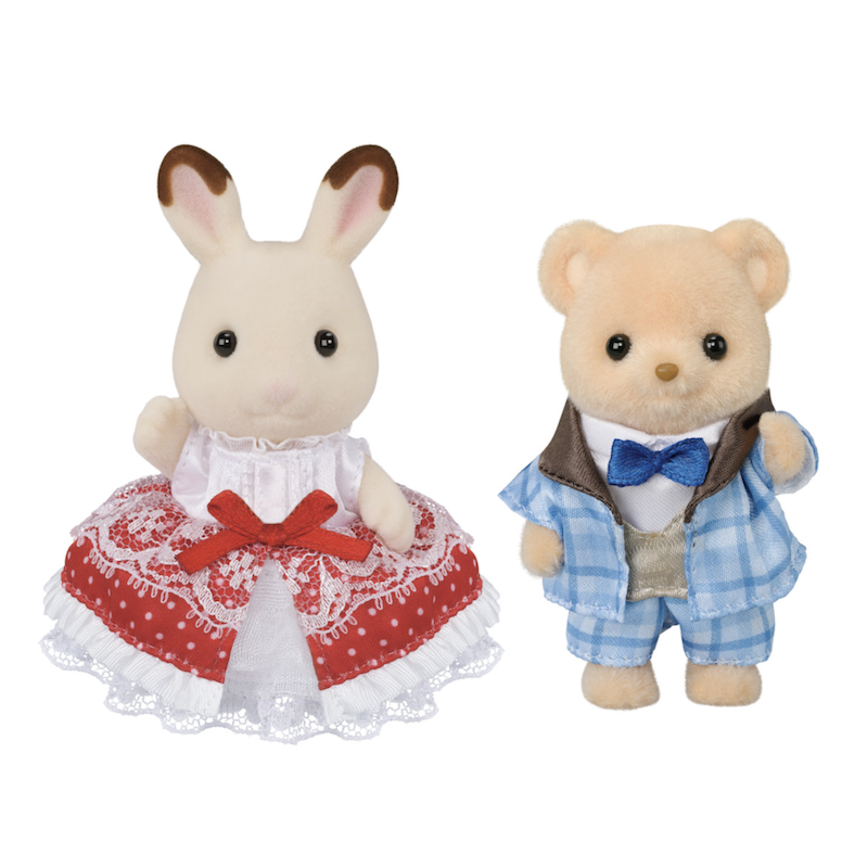 Calico Critters Anniversay Friends Set - Freya & Theo – Monkey Fish Toys