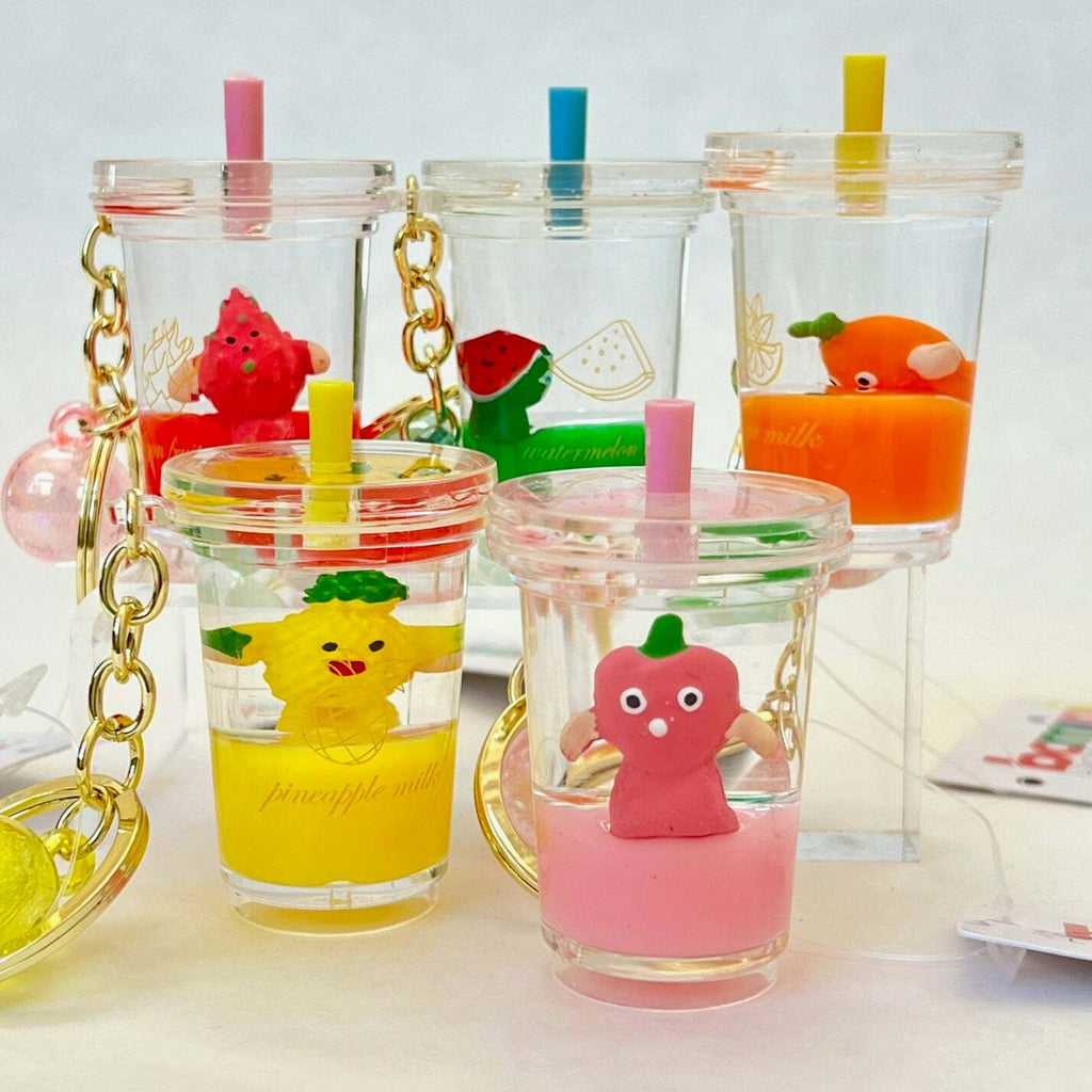 Fruit Boba Floaty Key Charm 