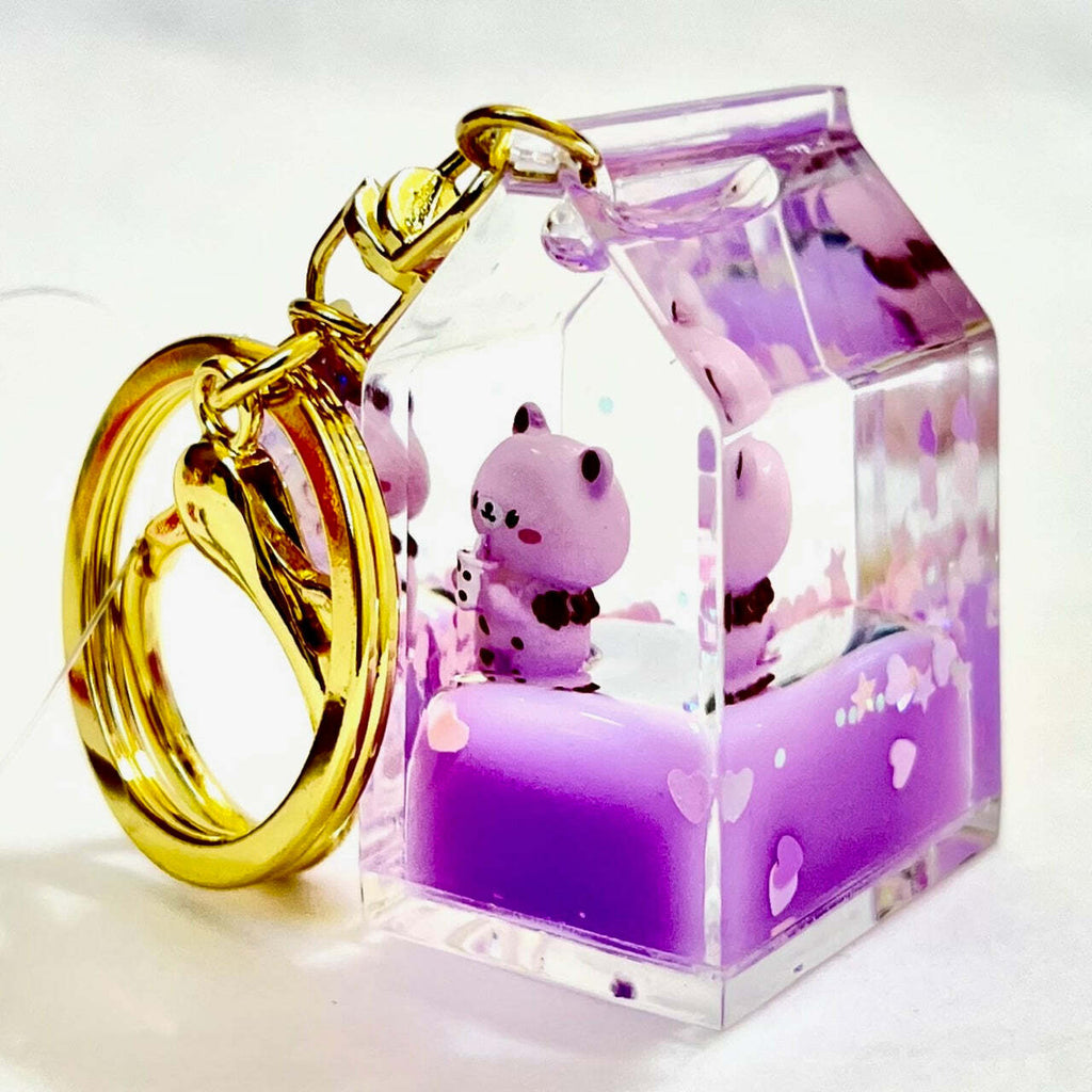 Kitty Milk Carton Floaty Key Charm (assorted)