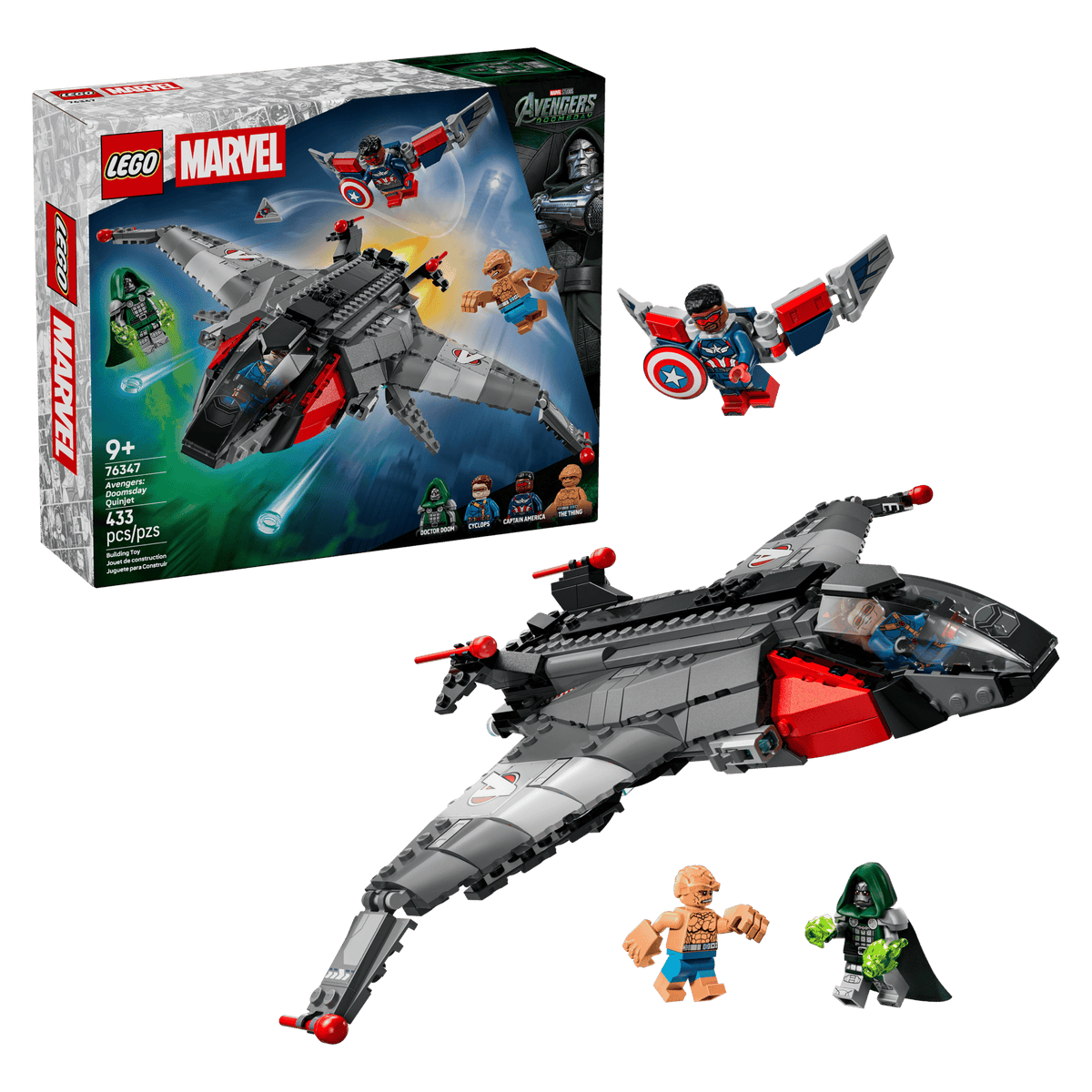 LEGO® Marvel Avengers: Doomsday Quinjet 76347 – Monkey Fish Toys