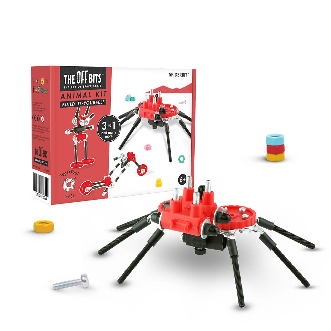 SpiderBit - Animal Kit: DIY Spider Building Set 6+, Insects – Monkey ...