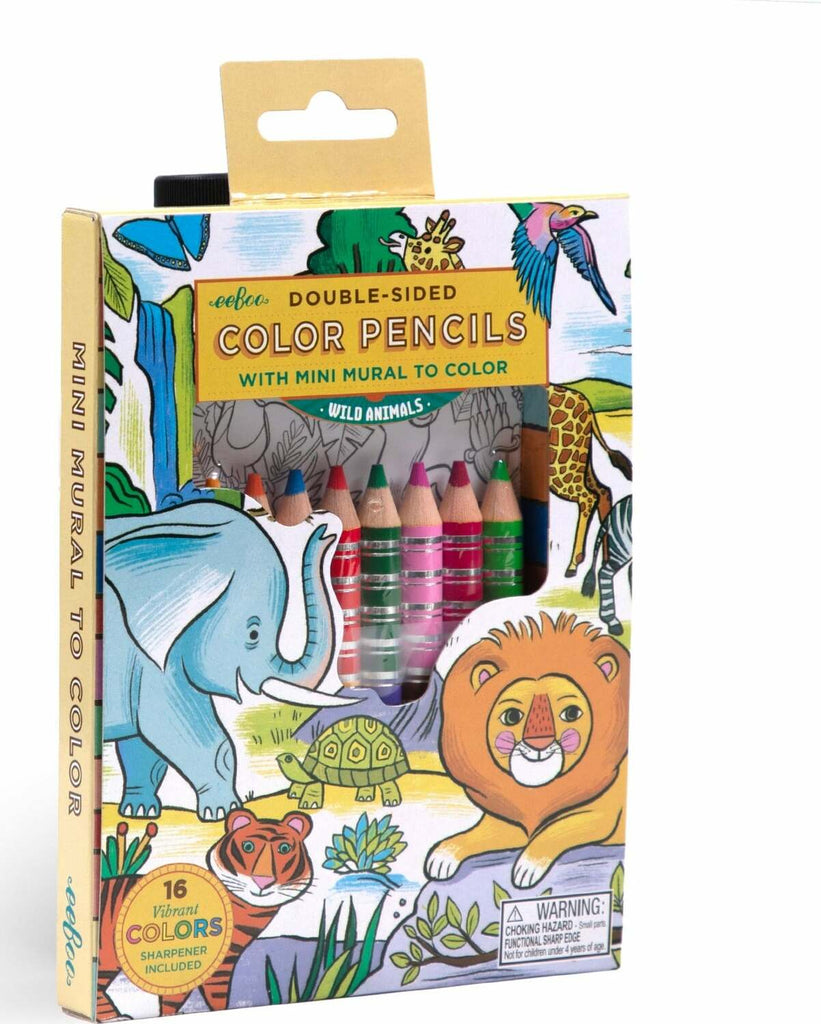 Wild Animals (biggie pencils with mini murals)