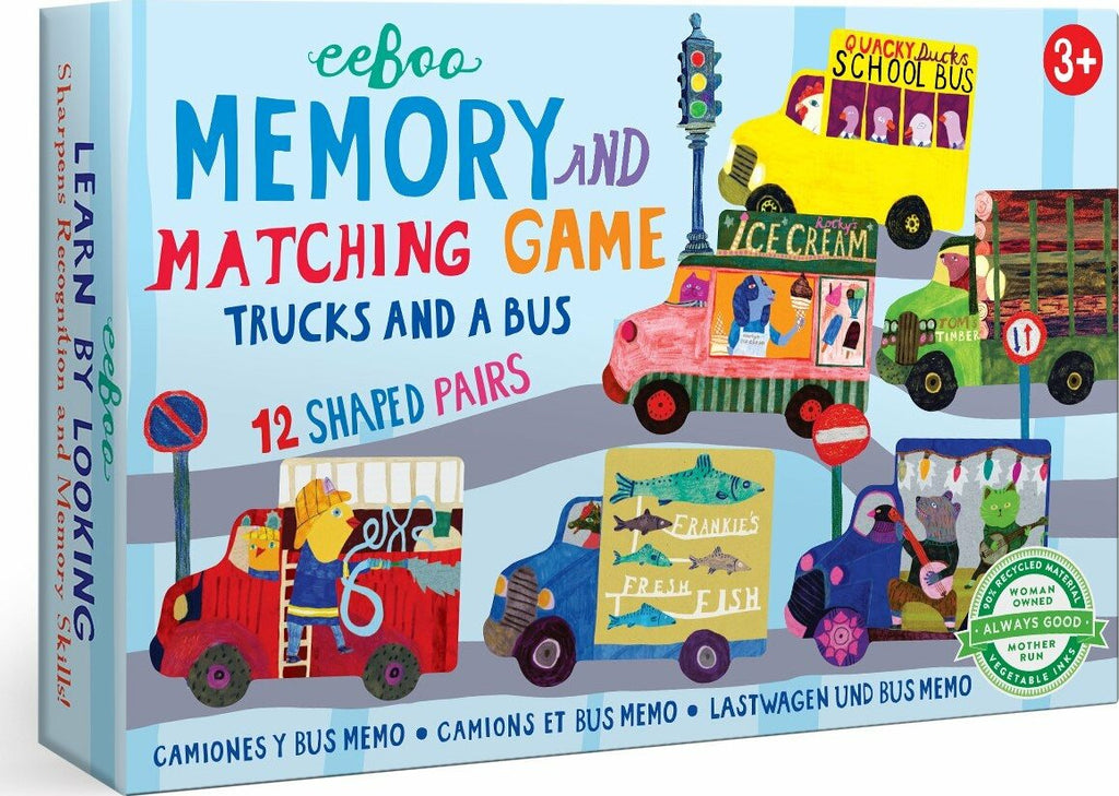 Trucks and a Bus (little memory & matching game)