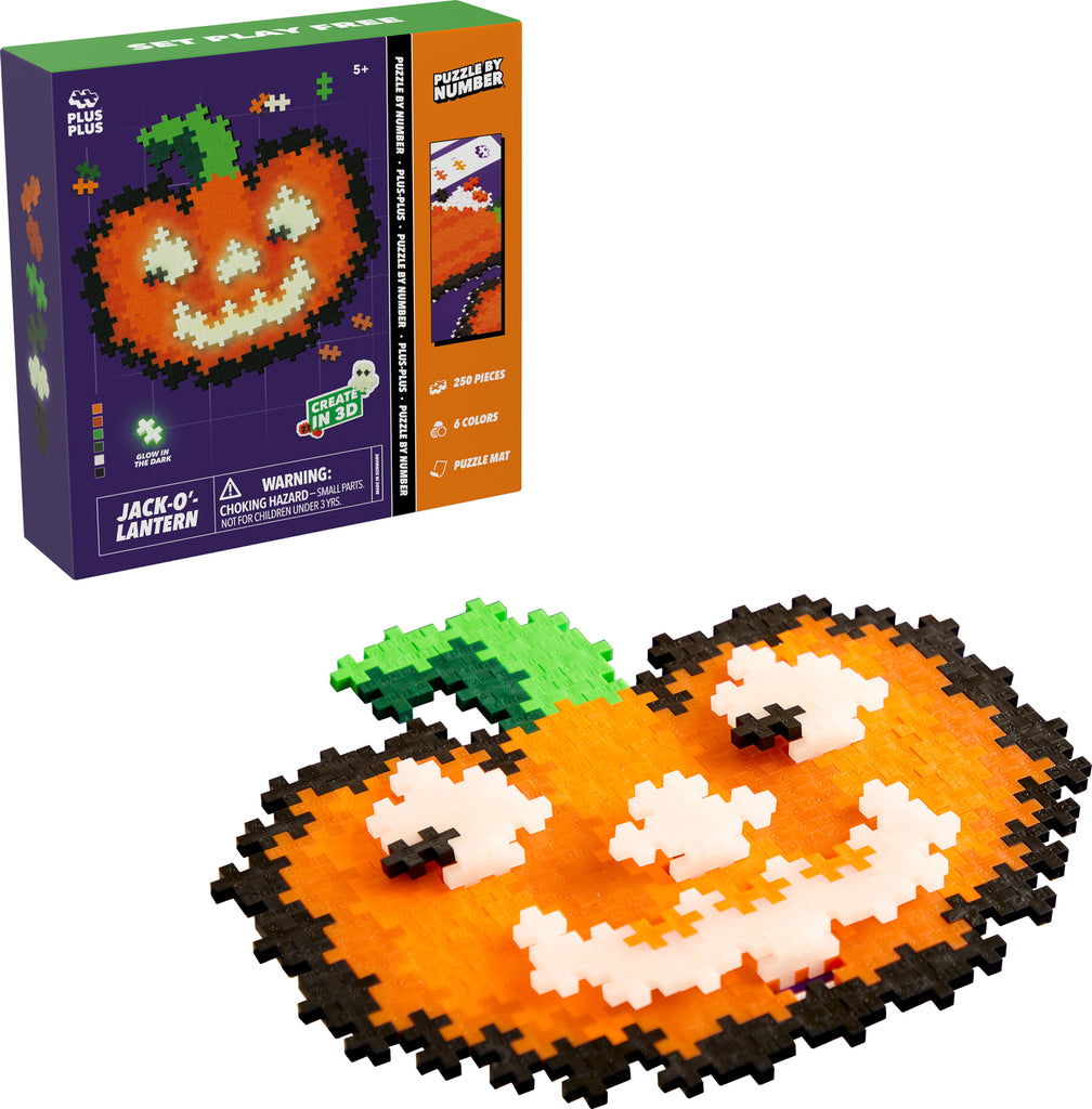 Puzzle by Number - 250 pc Jack-O-Lantern