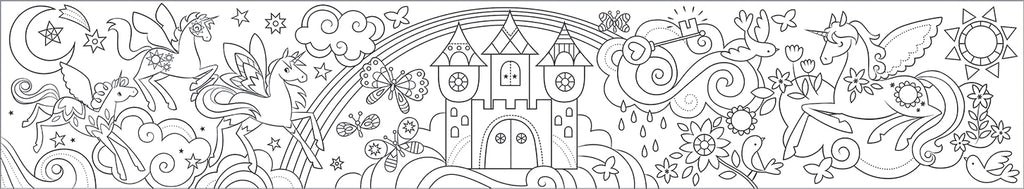 Unicorn Magic Mini Coloring Roll