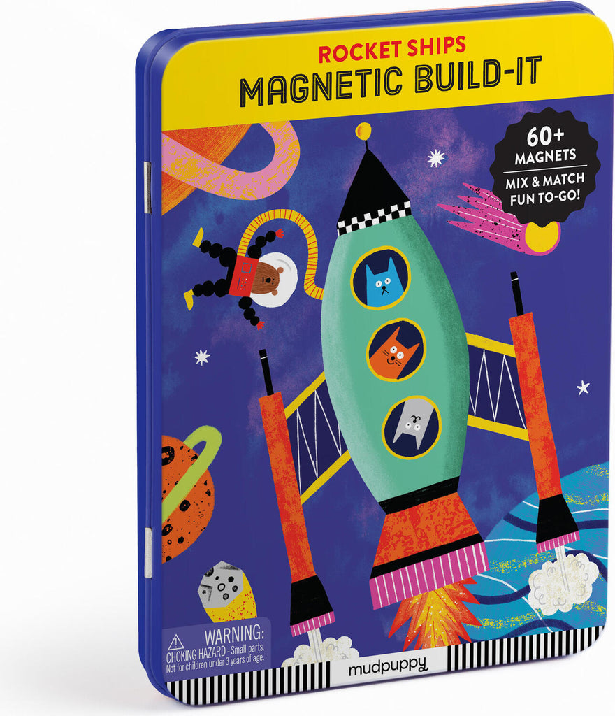 Rocket Ships Magnetic Build-it