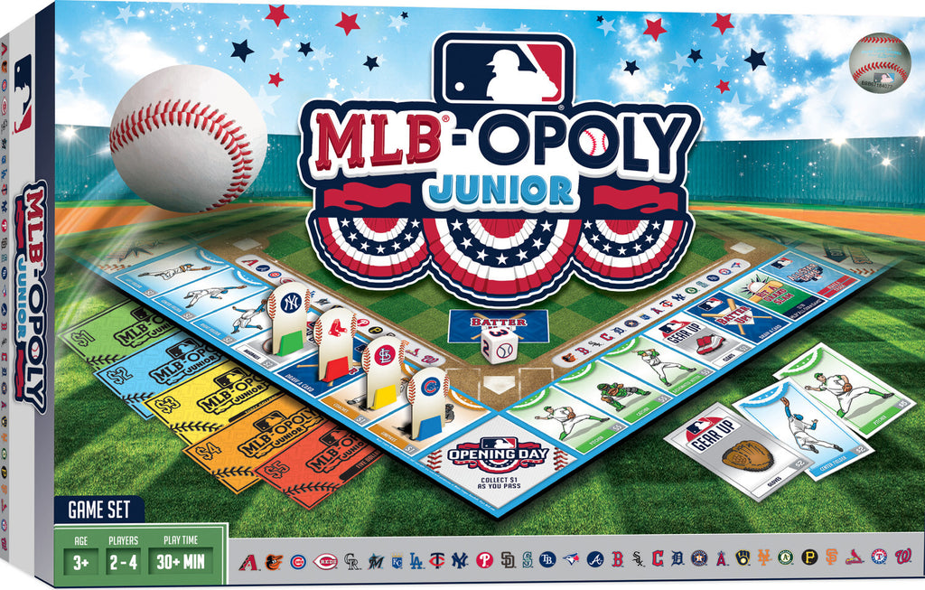 MLB Opoly Jr Board Game