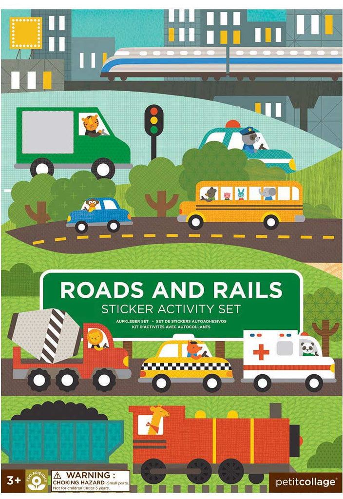 Roads & Rails Sticker Activity Set
