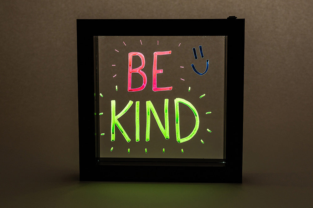 Light Up Neon Effect Message Frame