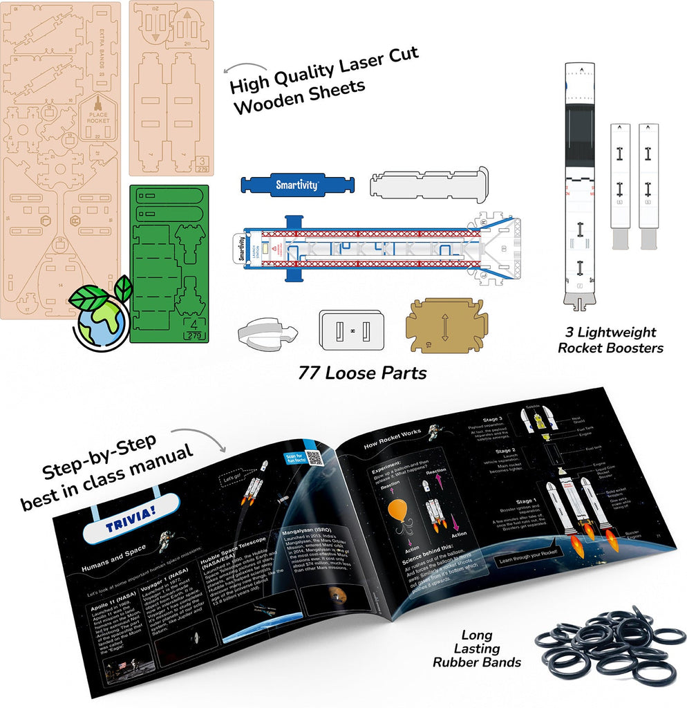 Rocket Launcher STEM Building Kit