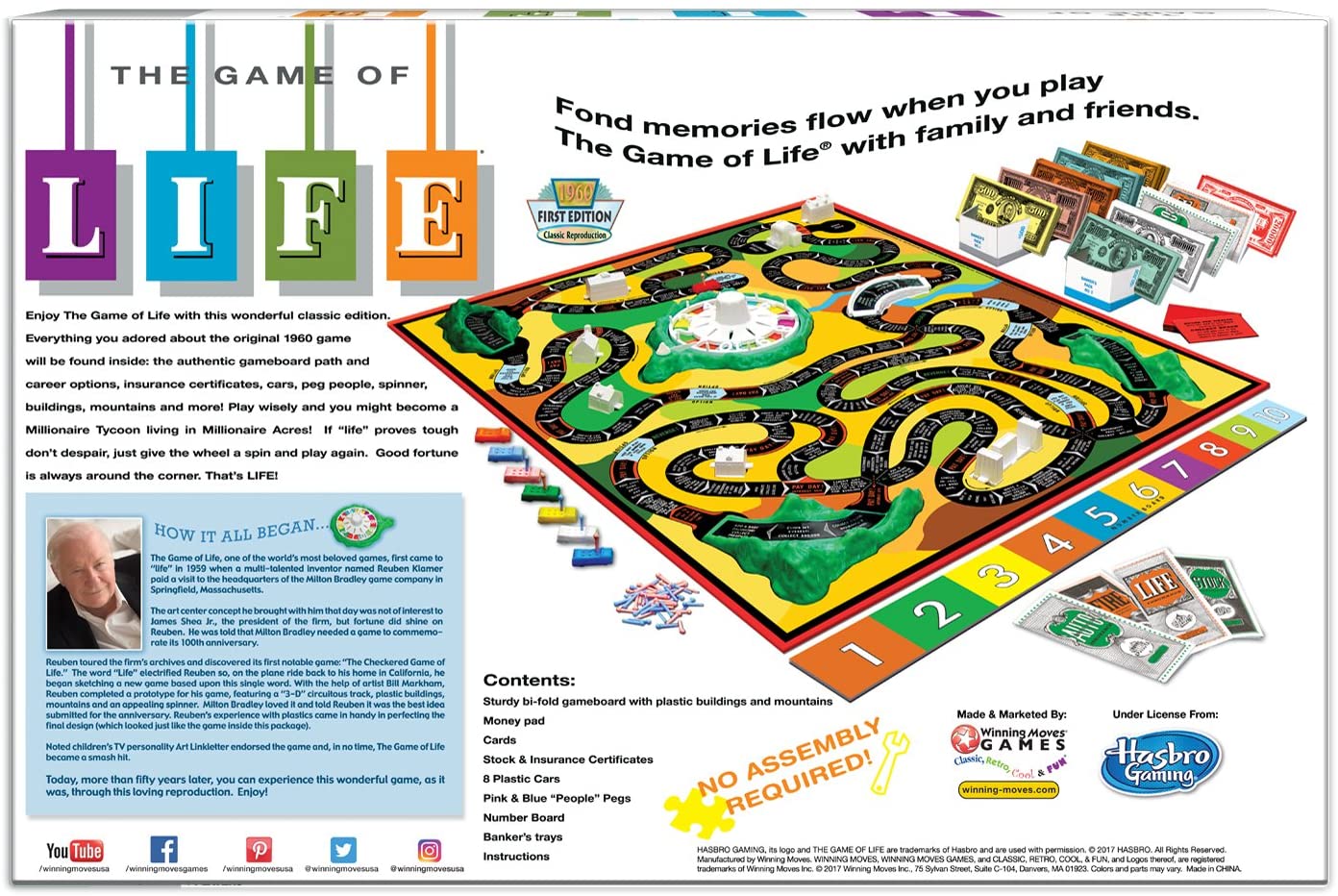 The Game Of Life Official Rules & Instructions - Hasbro