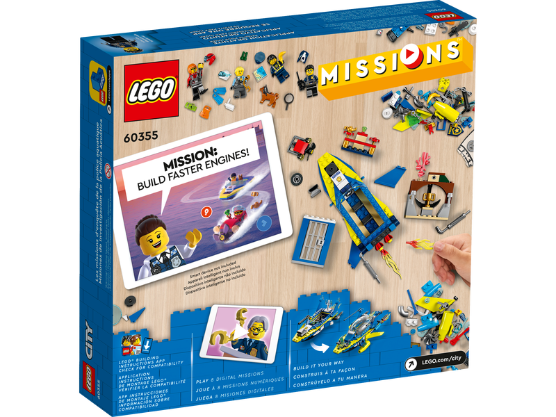 Målestok amplitude Kærlig Lego 60355 CITY Water Police Detective Missions – Monkey Fish Toys