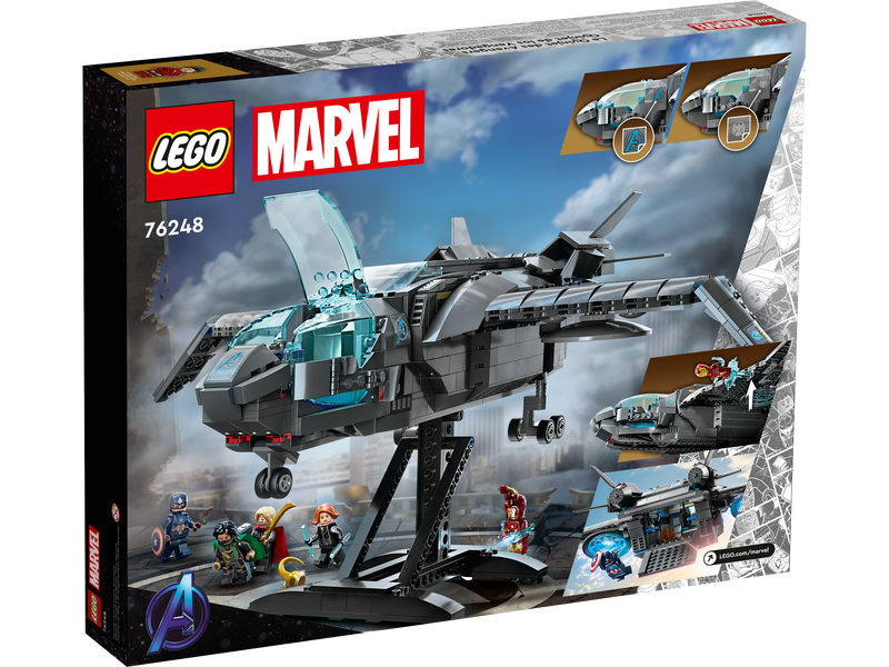LEGO 76248 The Avengers Quinjet Monkey Fish Toys