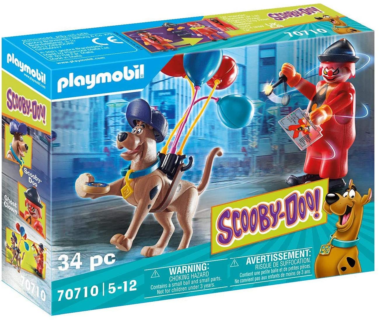 Playmobil 70363 SCOOBY-DOO! Dinner with Shaggy – Monkey Fish Toys