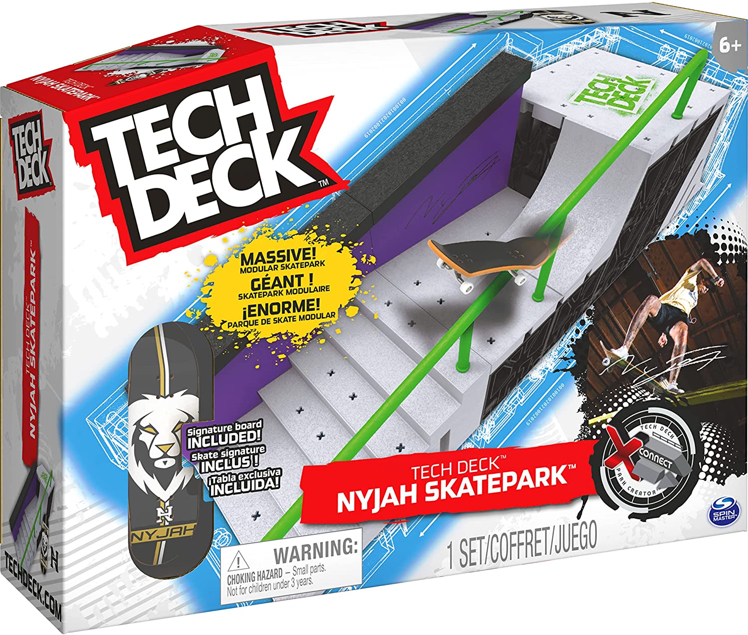 Mini rampe de skatepark pour Finger Board Skateboard Parts Set Kid
