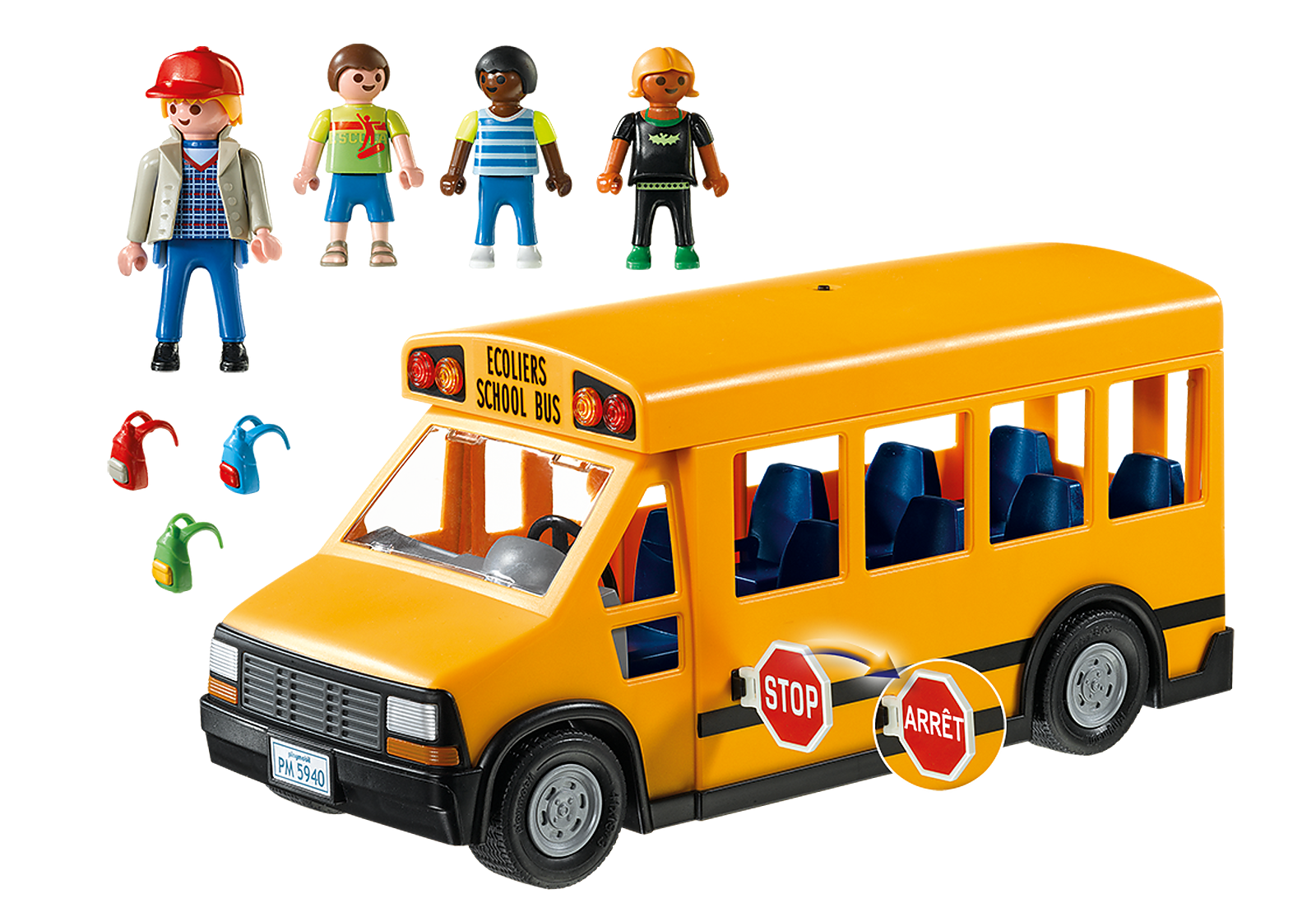 Playmobil 5680 School Bus – Monkey Fish Toys