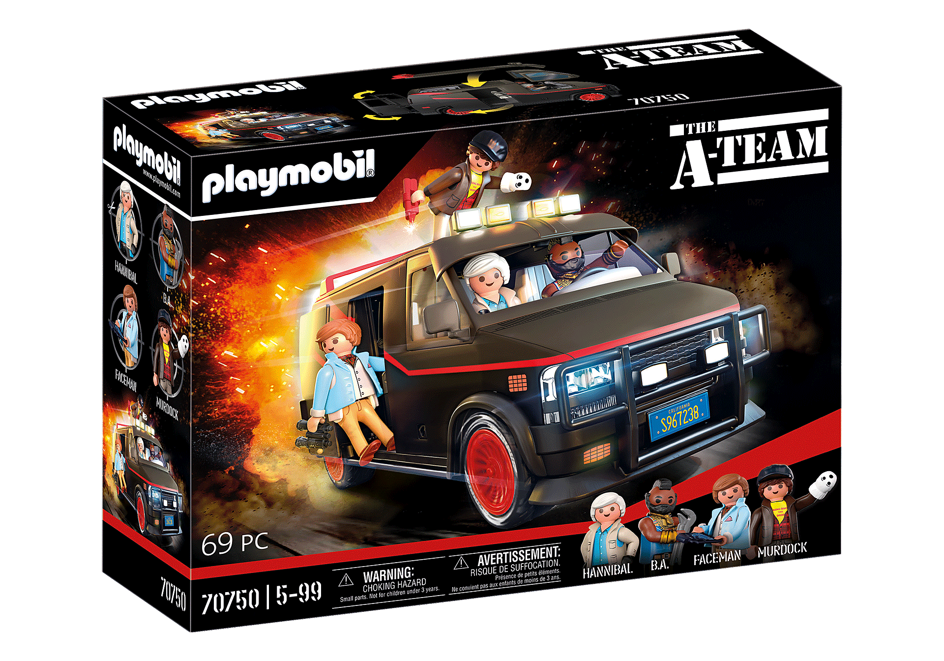 Playmobil Police Helicopter Pursuit with Runaway Van