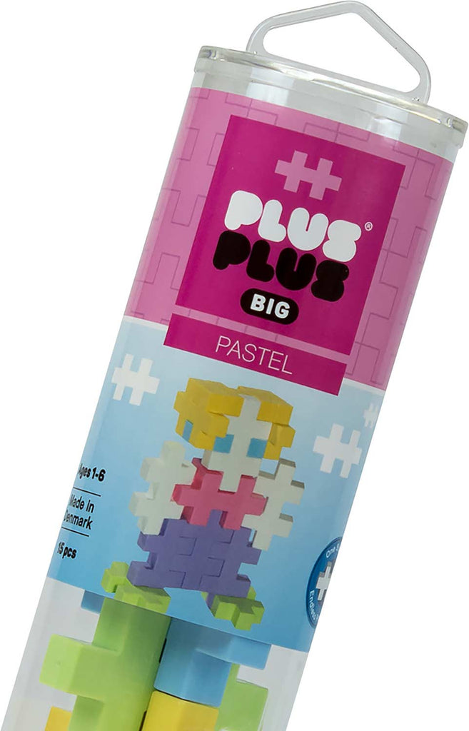 Plus-Plus BIG - 15 pc Tube Pastel