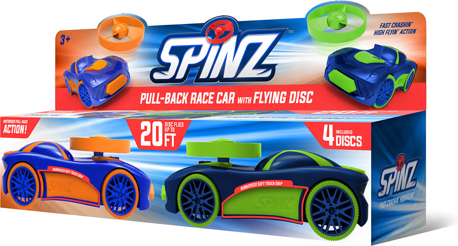 Spinz Pull-Back Race Car - Two Pack